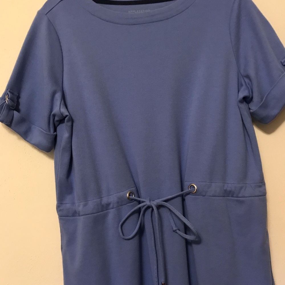 Blue Basic Dress - image 2